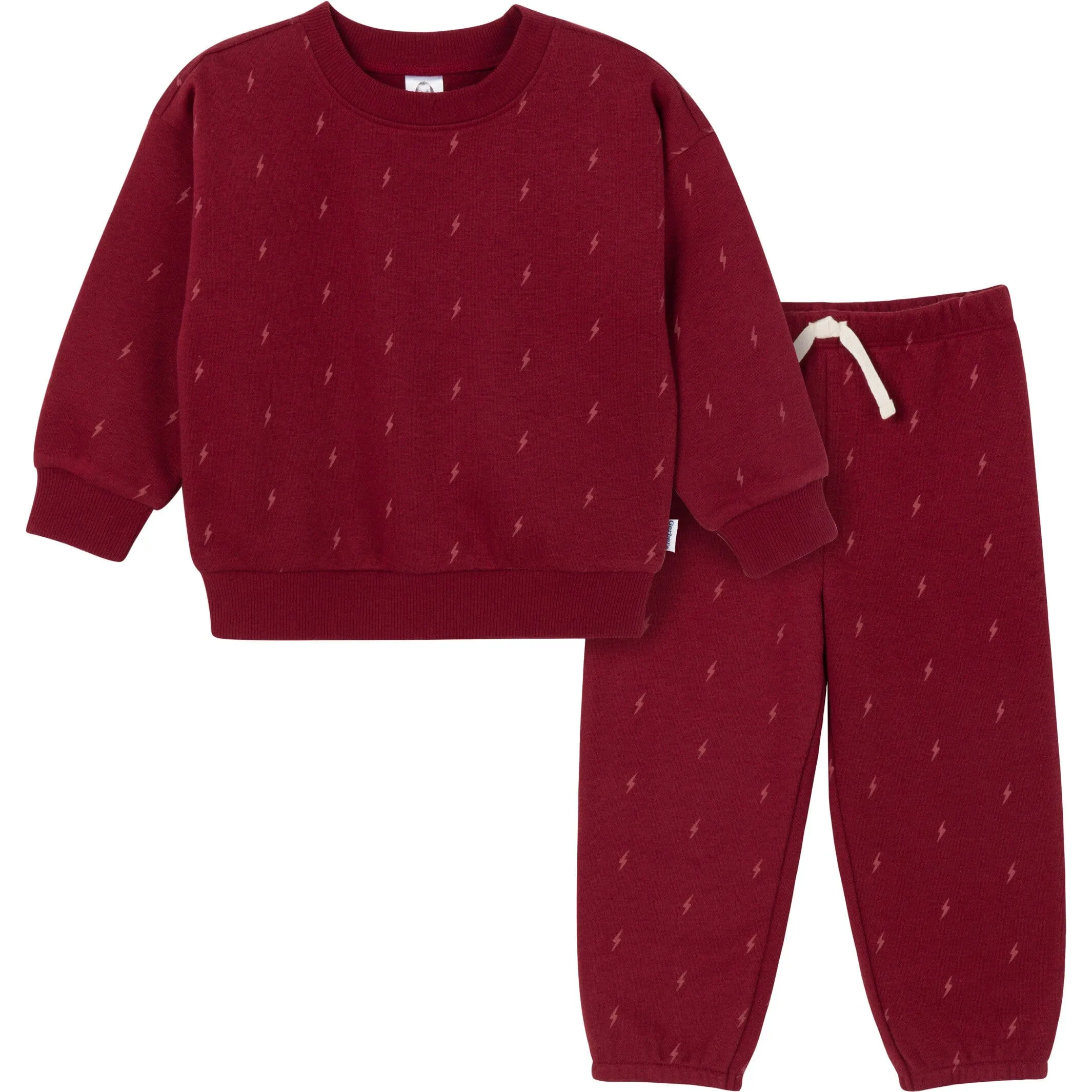 2-Piece Baby & Toddler Boys Lightning Sweatshirt & Pant Set