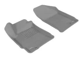 3D MAXpider 2007-2012 Nissan Altima Coupe/Sedan Kagu 1st Row Floormat - Gray