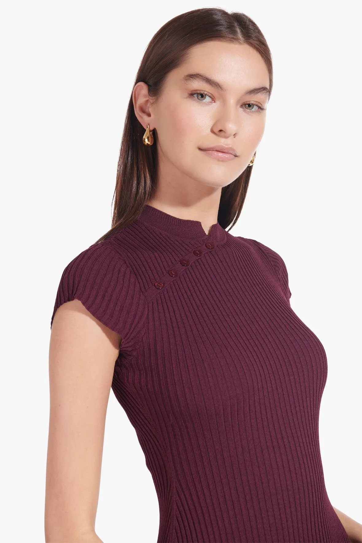 AINSLEY DRESS | PLUM