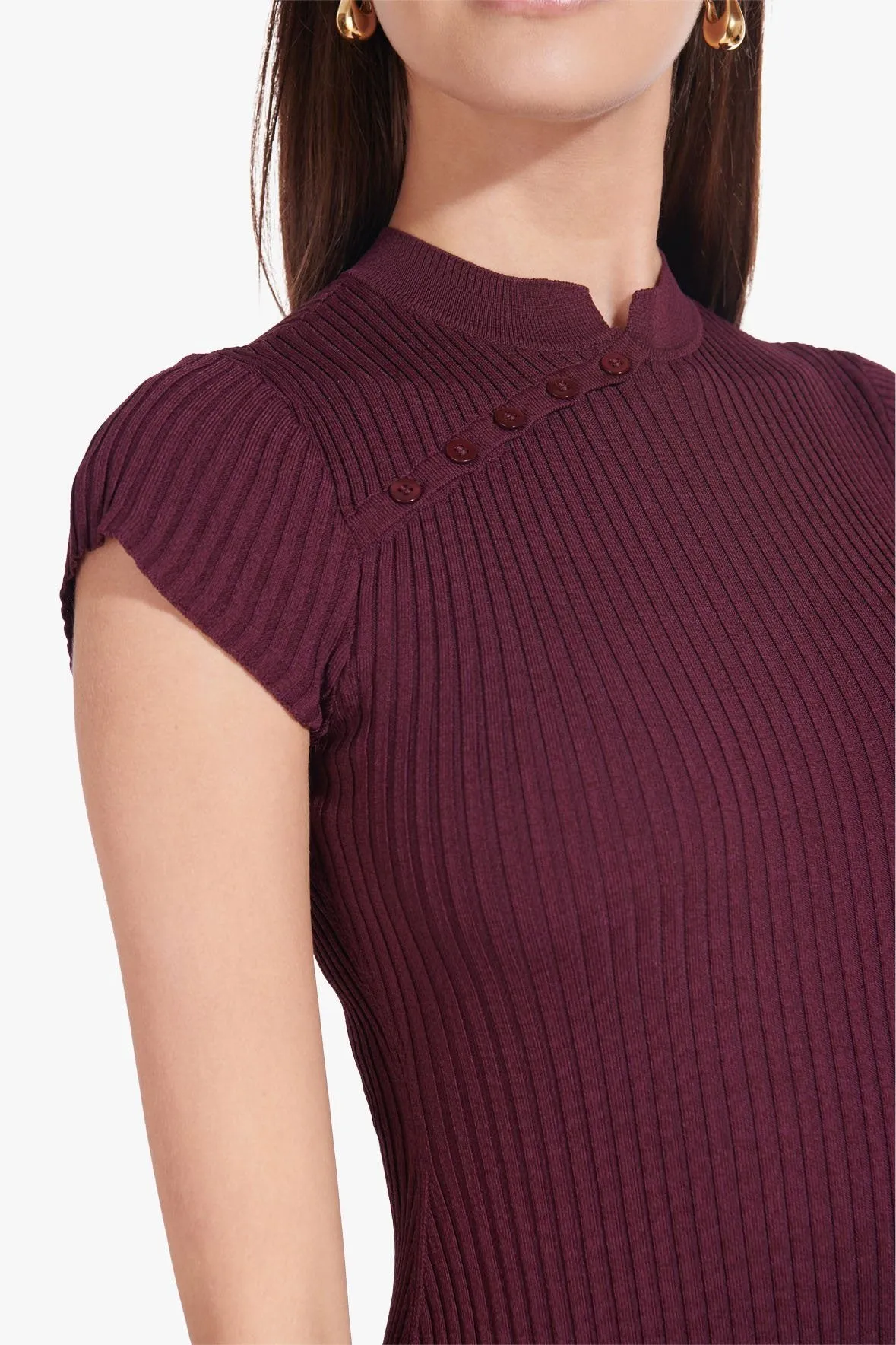 AINSLEY DRESS | PLUM