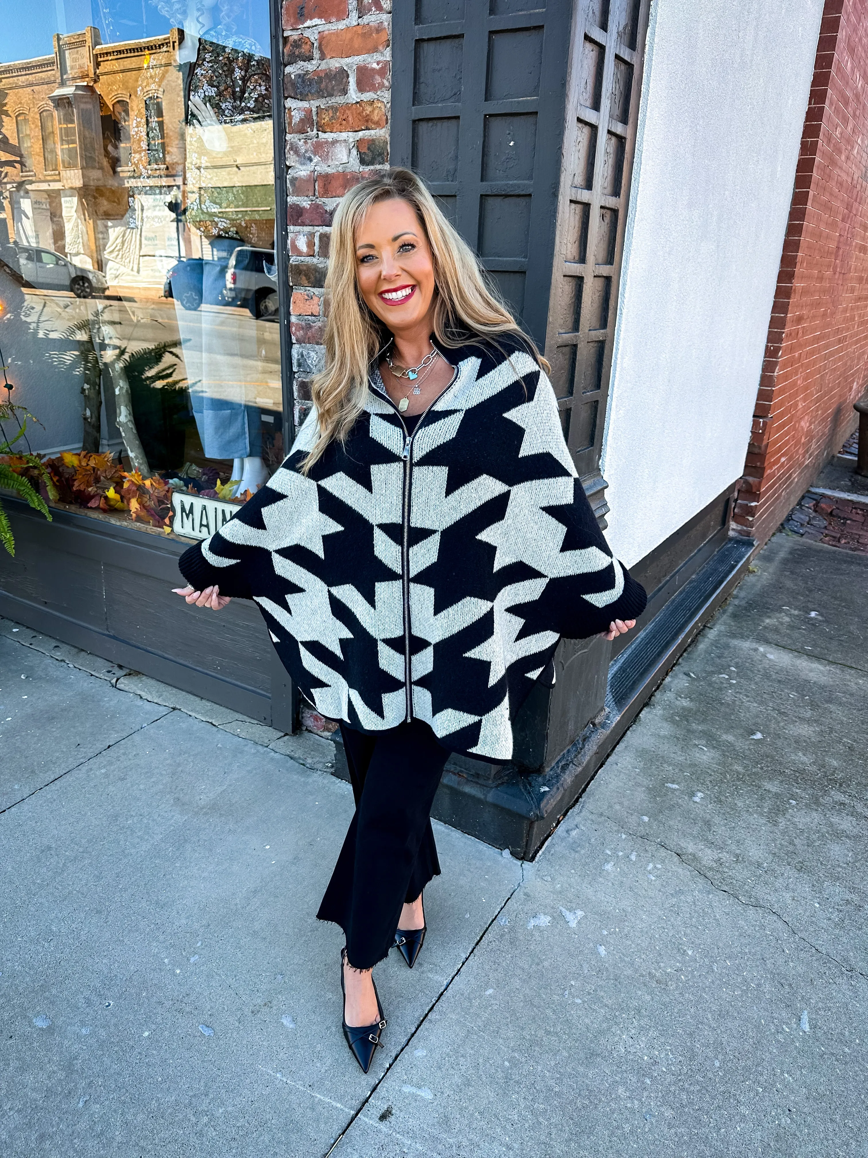 Alexia Oversized Poncho