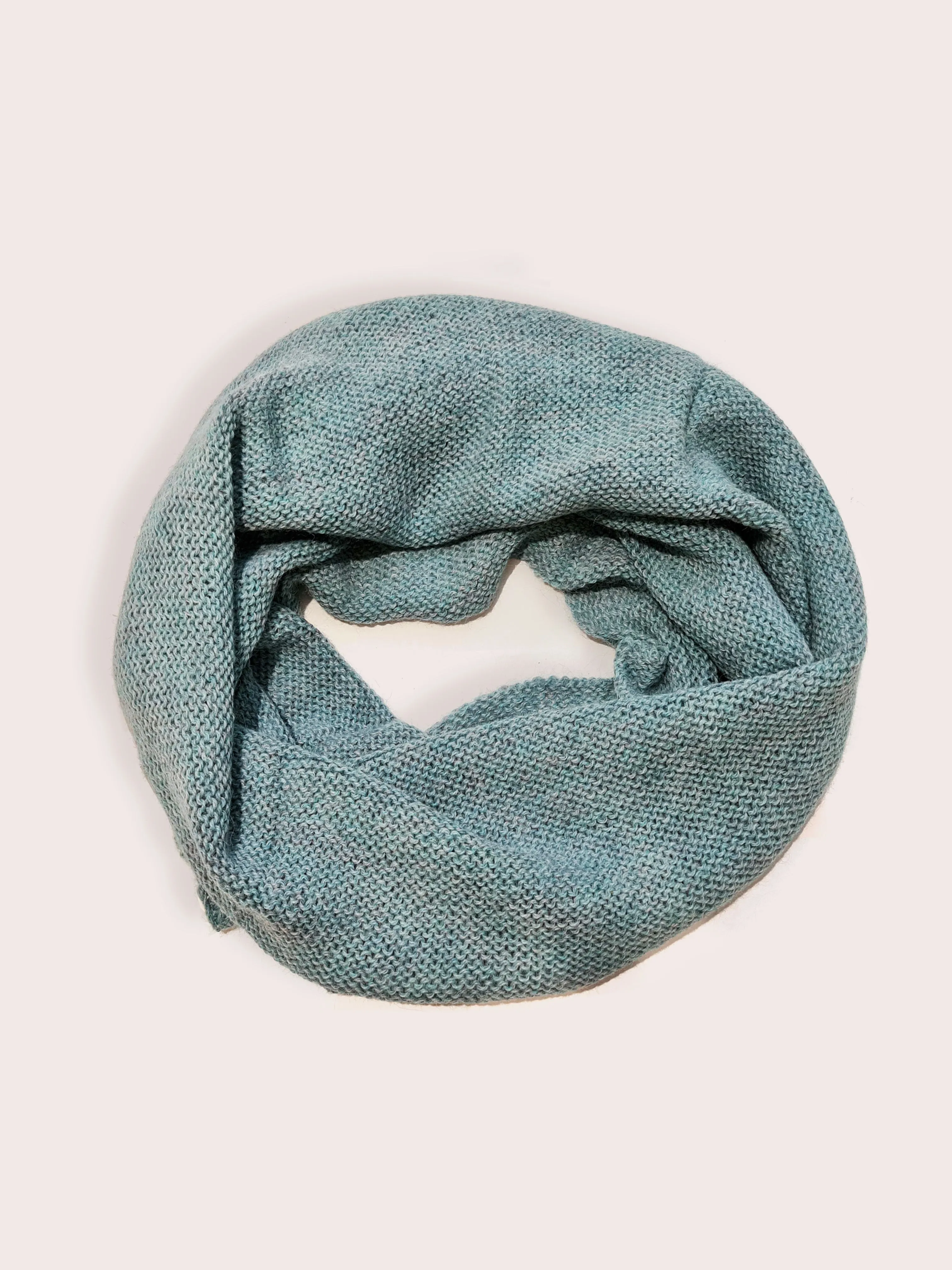 Amayi Alpaca - Infinity Scarf Aqua Blue