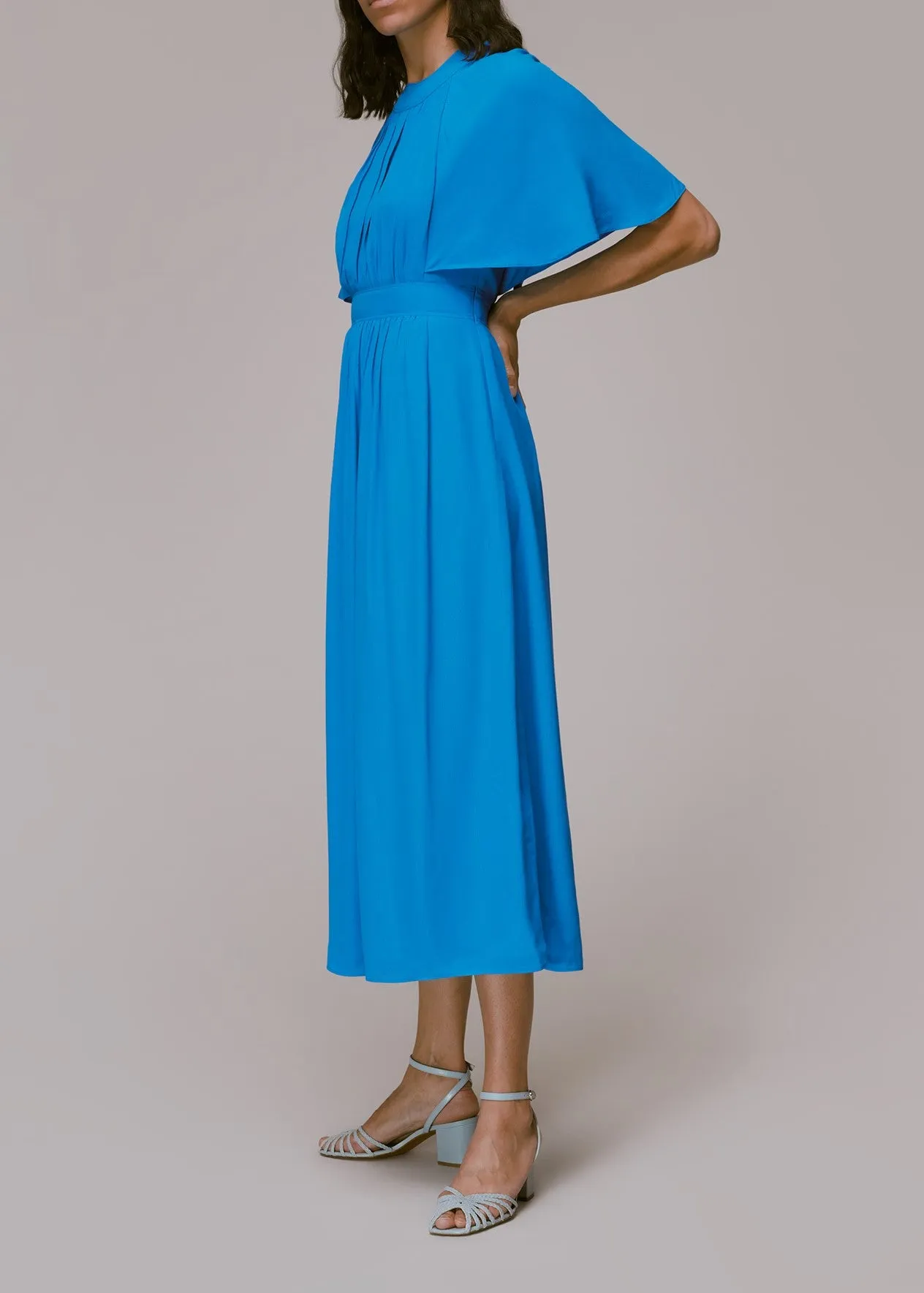 Amelia Cape Sleeve Dress