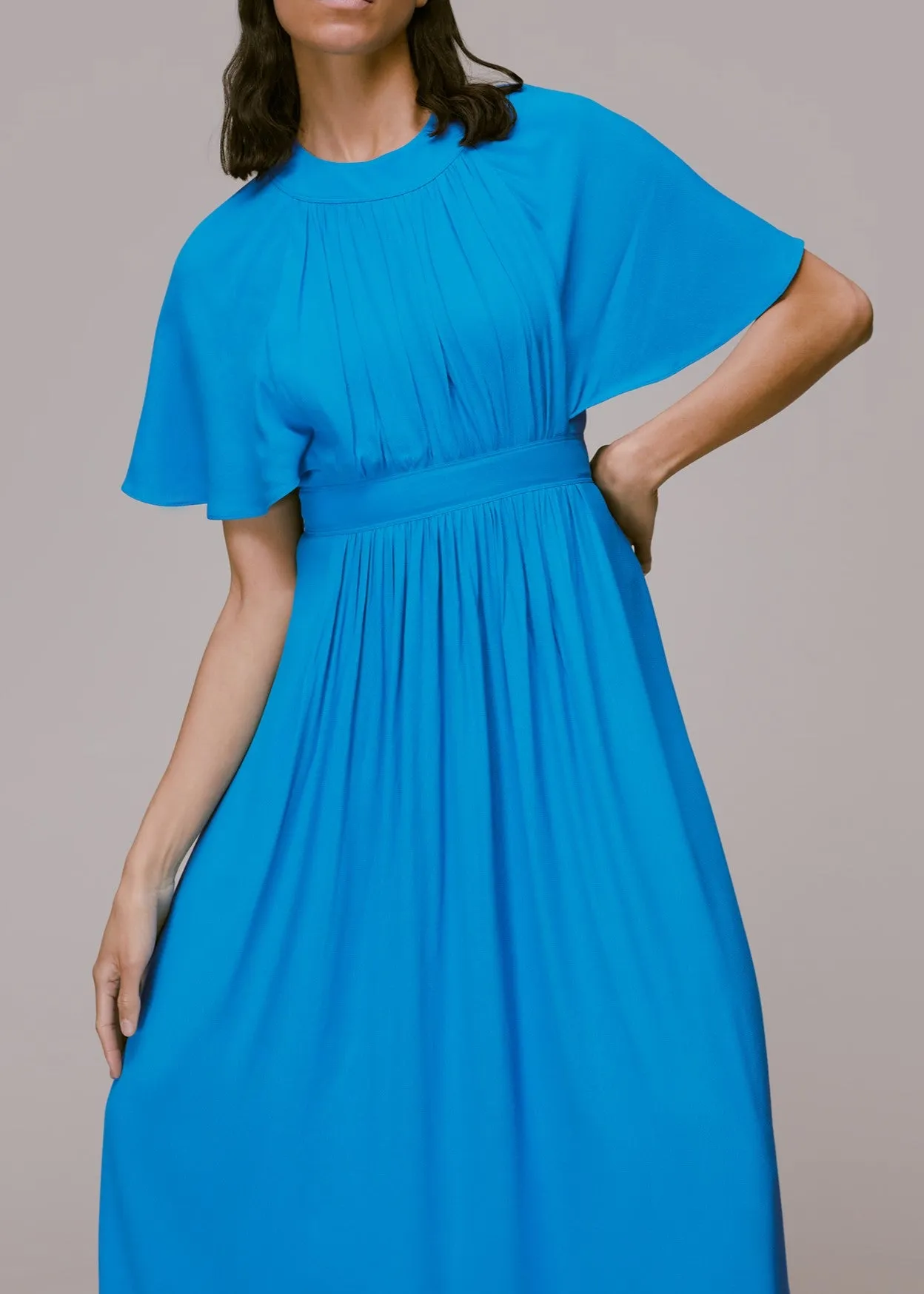 Amelia Cape Sleeve Dress