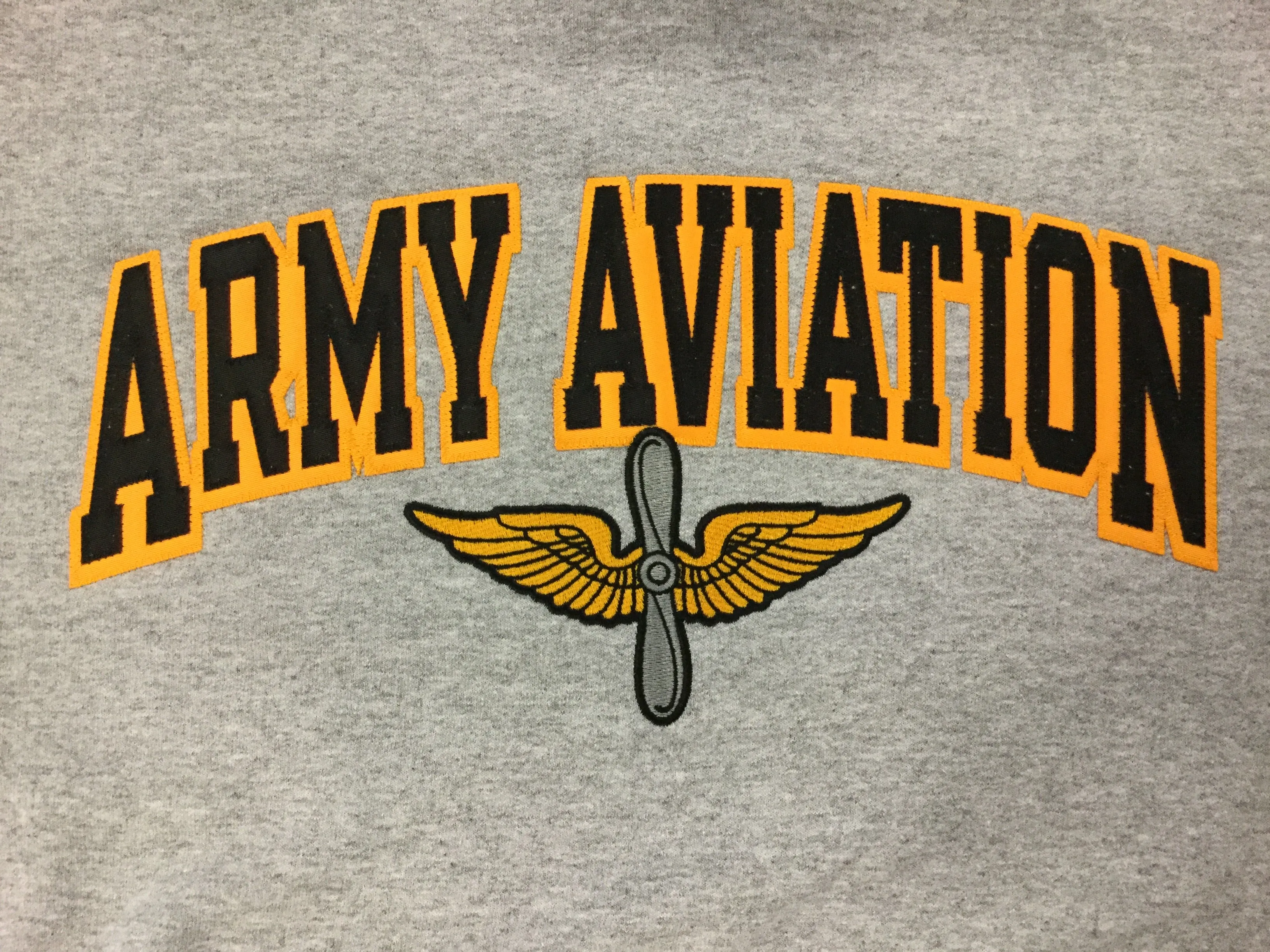 Army Aviation Pullover Sweatshirt with Hood