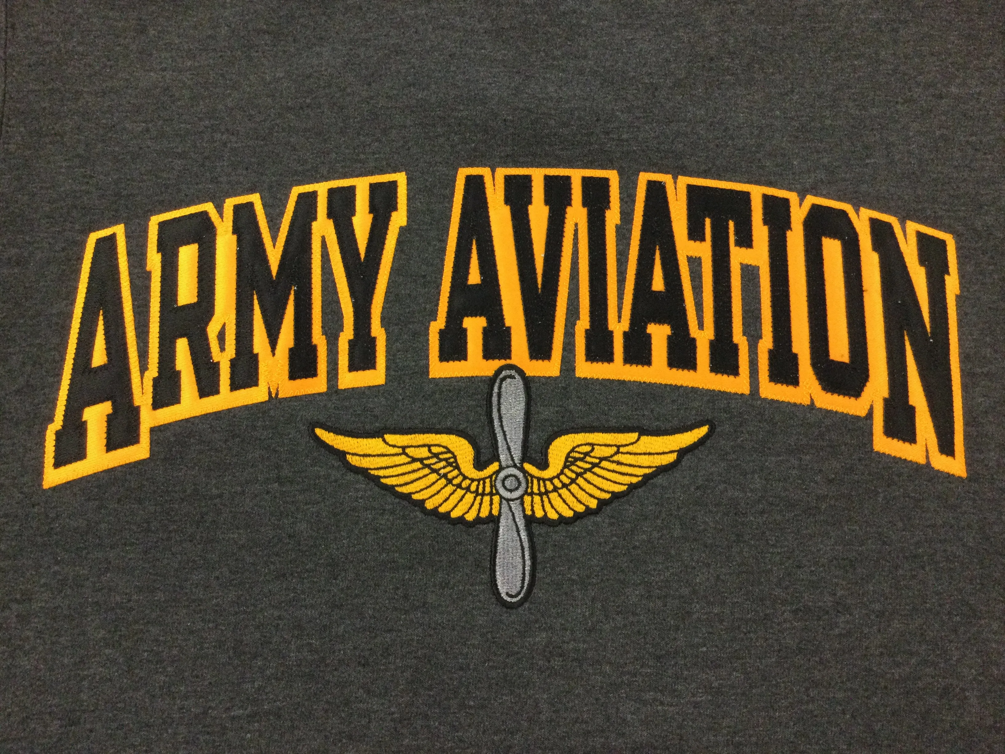 Army Aviation Pullover Sweatshirt with Hood