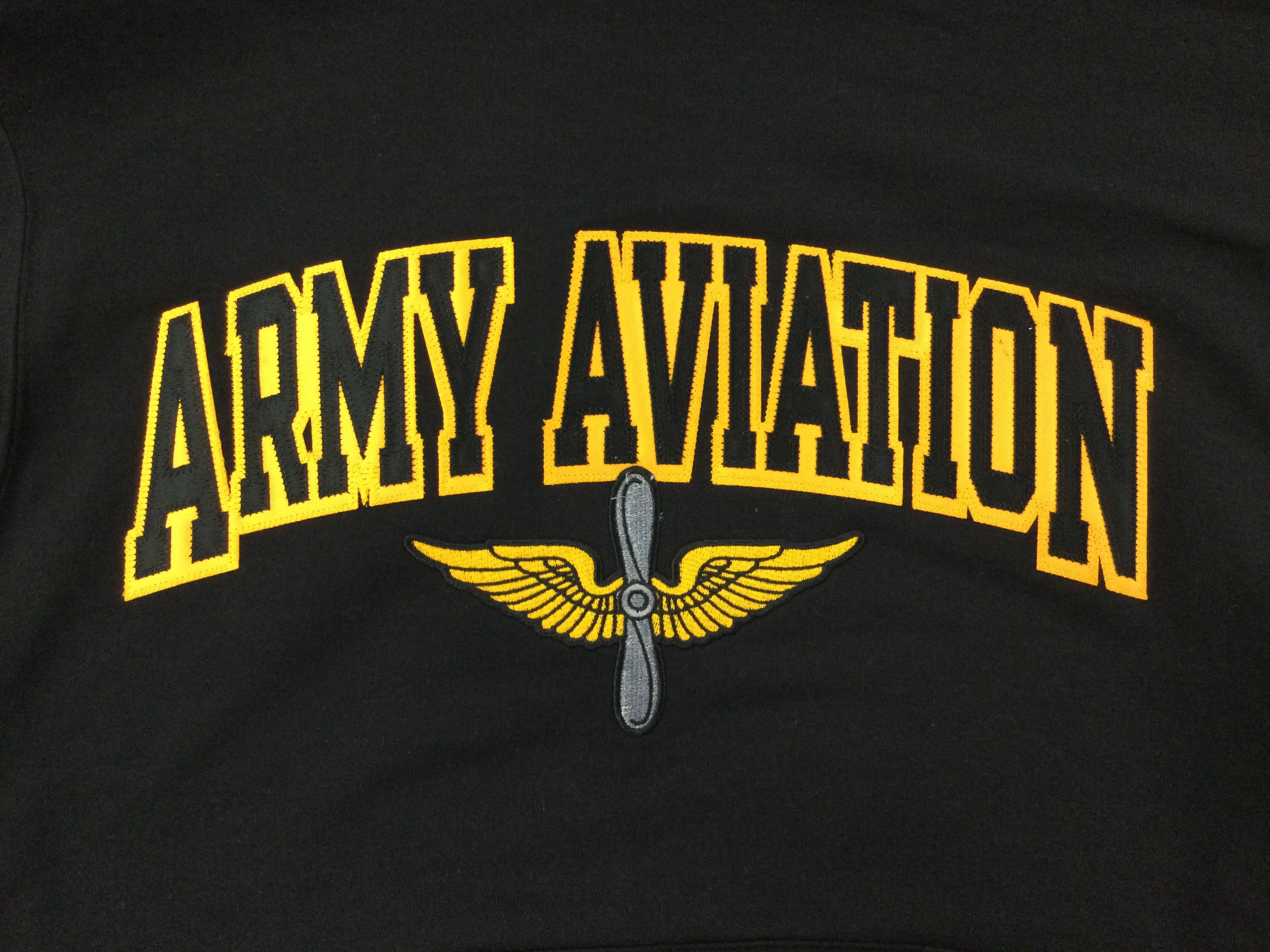 Army Aviation Pullover Sweatshirt with Hood