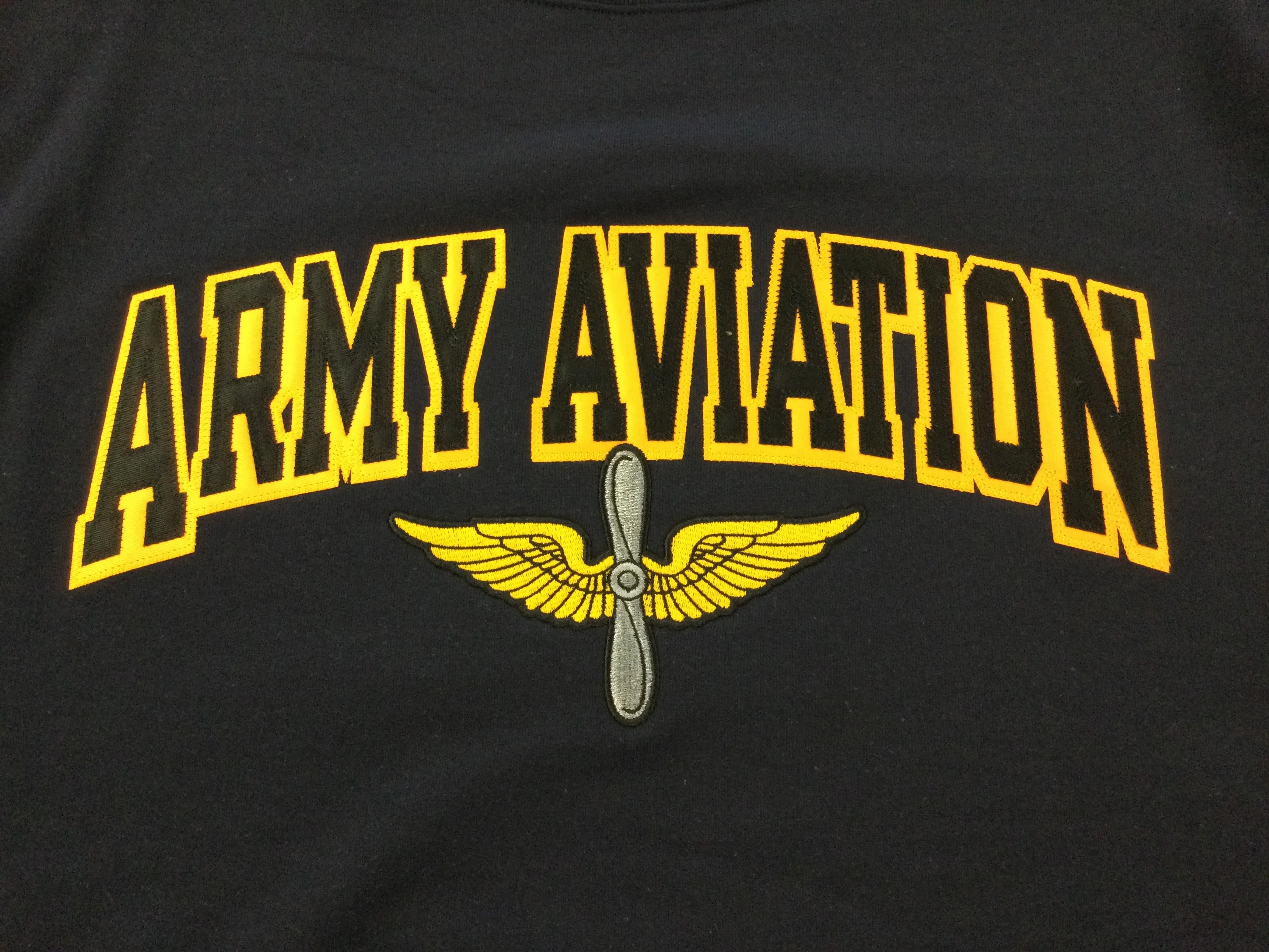 Army Aviation Pullover Sweatshirt with Hood