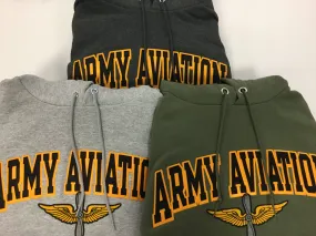 Army Aviation Pullover Sweatshirt with Hood