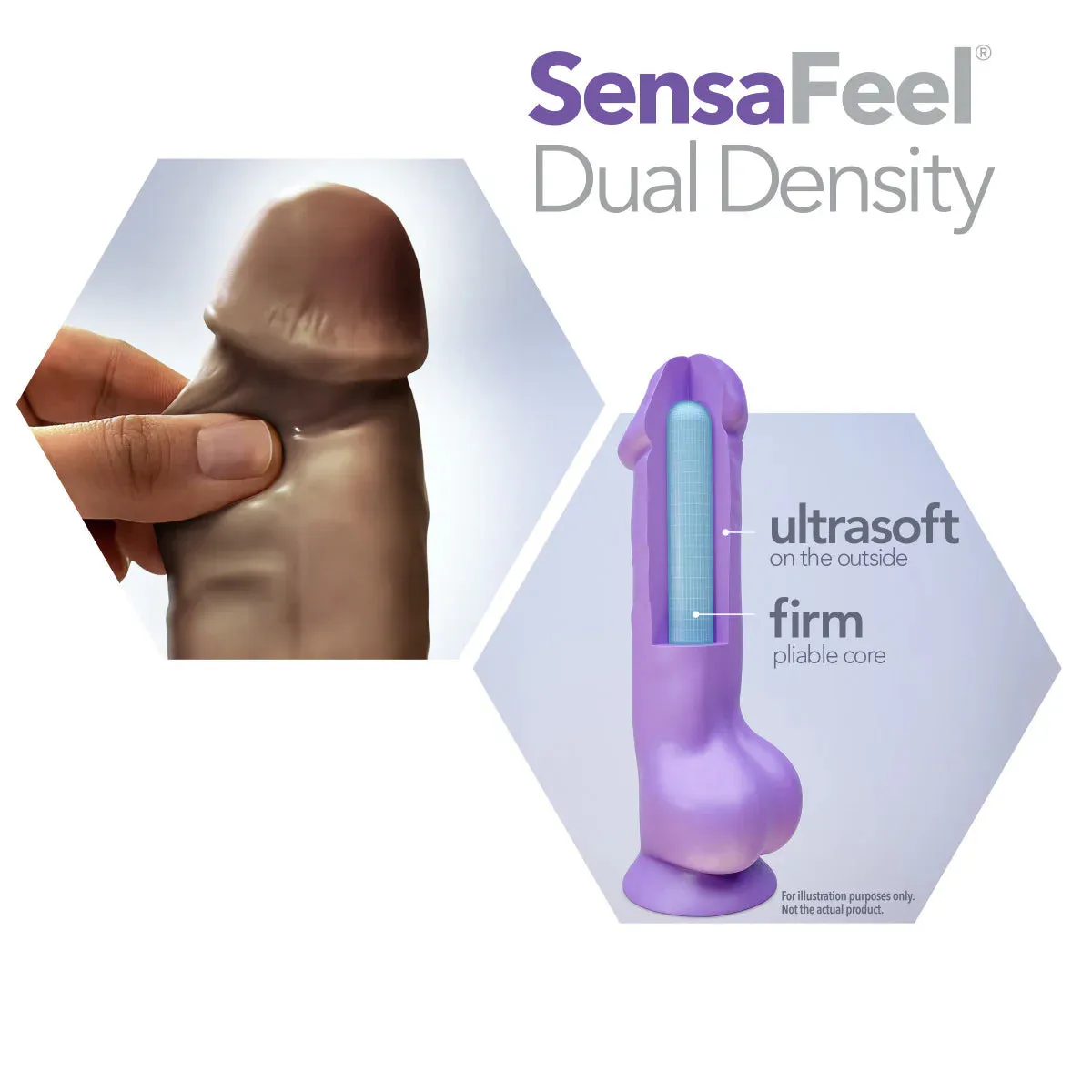 Au Naturel Jack Dildo with Suction Cup 7in