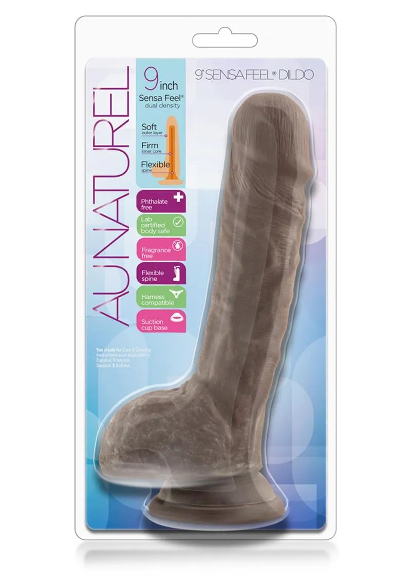 Au Naturel Sensa Feel Dildo with Suction Cup