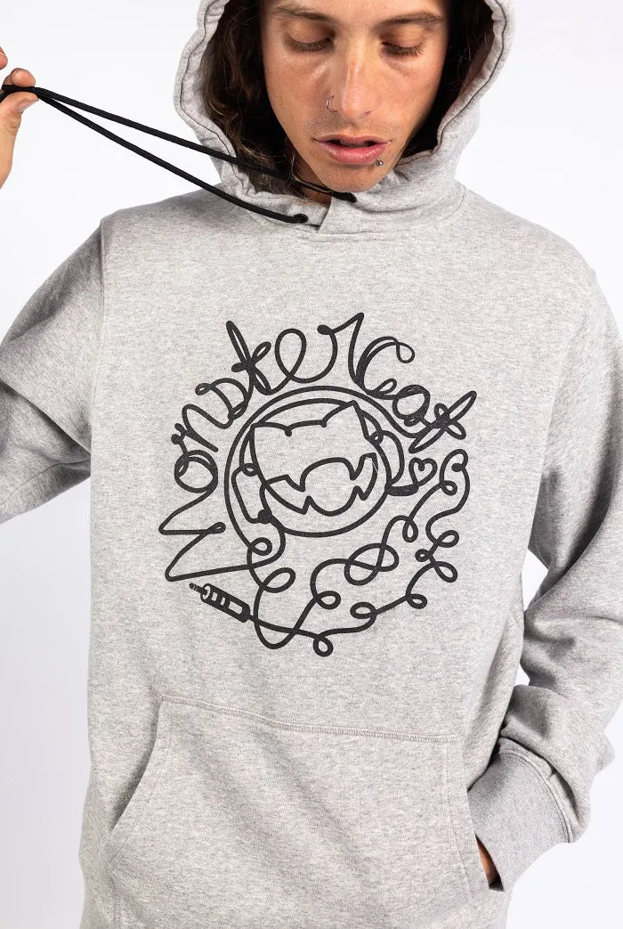 AUX - Heather Grey Pullover Hoodie