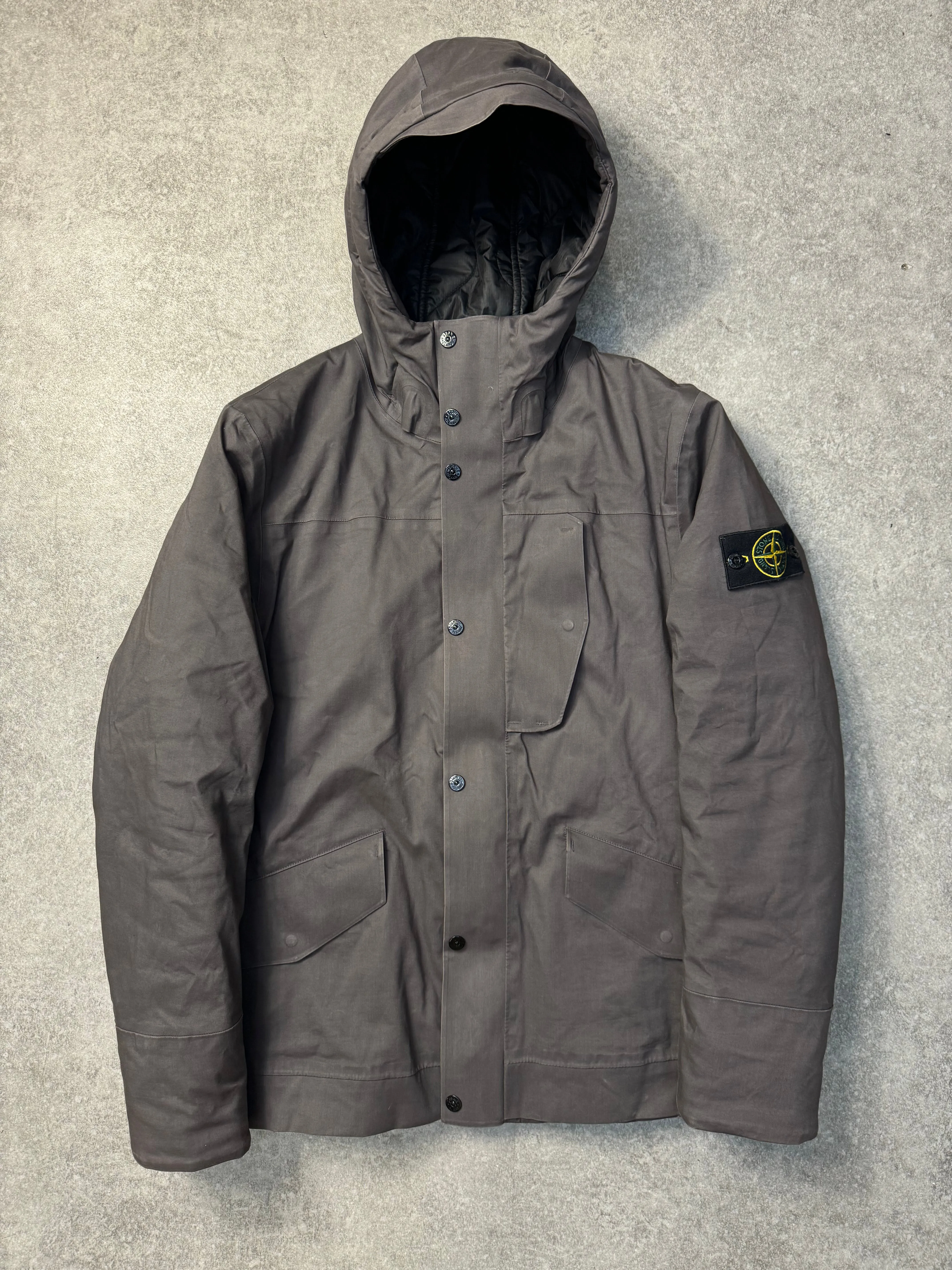 A/W2013 Stone Island 3L Performance Cotton Mid-Length Parka Jacket