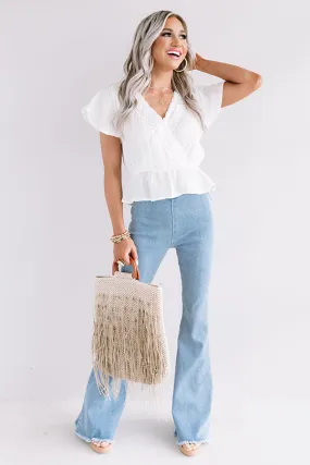 Beachy Brilliance Crochet Top In White