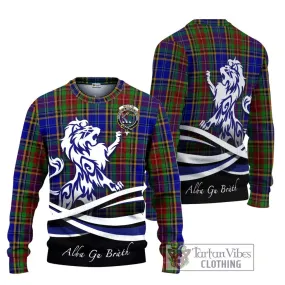 Beattie Tartan Ugly Sweater with Alba Gu Brath Regal Lion Emblem