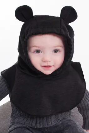 Belly Bedaine Baby Hood Black Bear