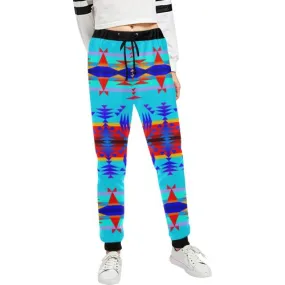 Between the Mountains Blue Women's Sweatpants