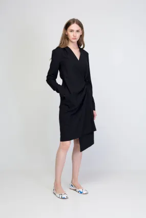 Black Wrap dress