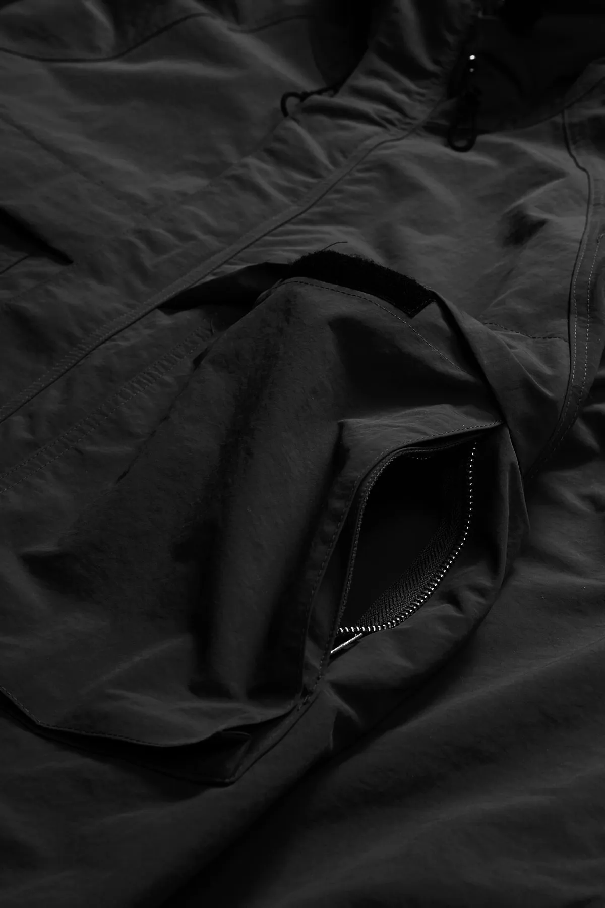 Blacksmith - Lightweight Nylon Angling Parka - Black