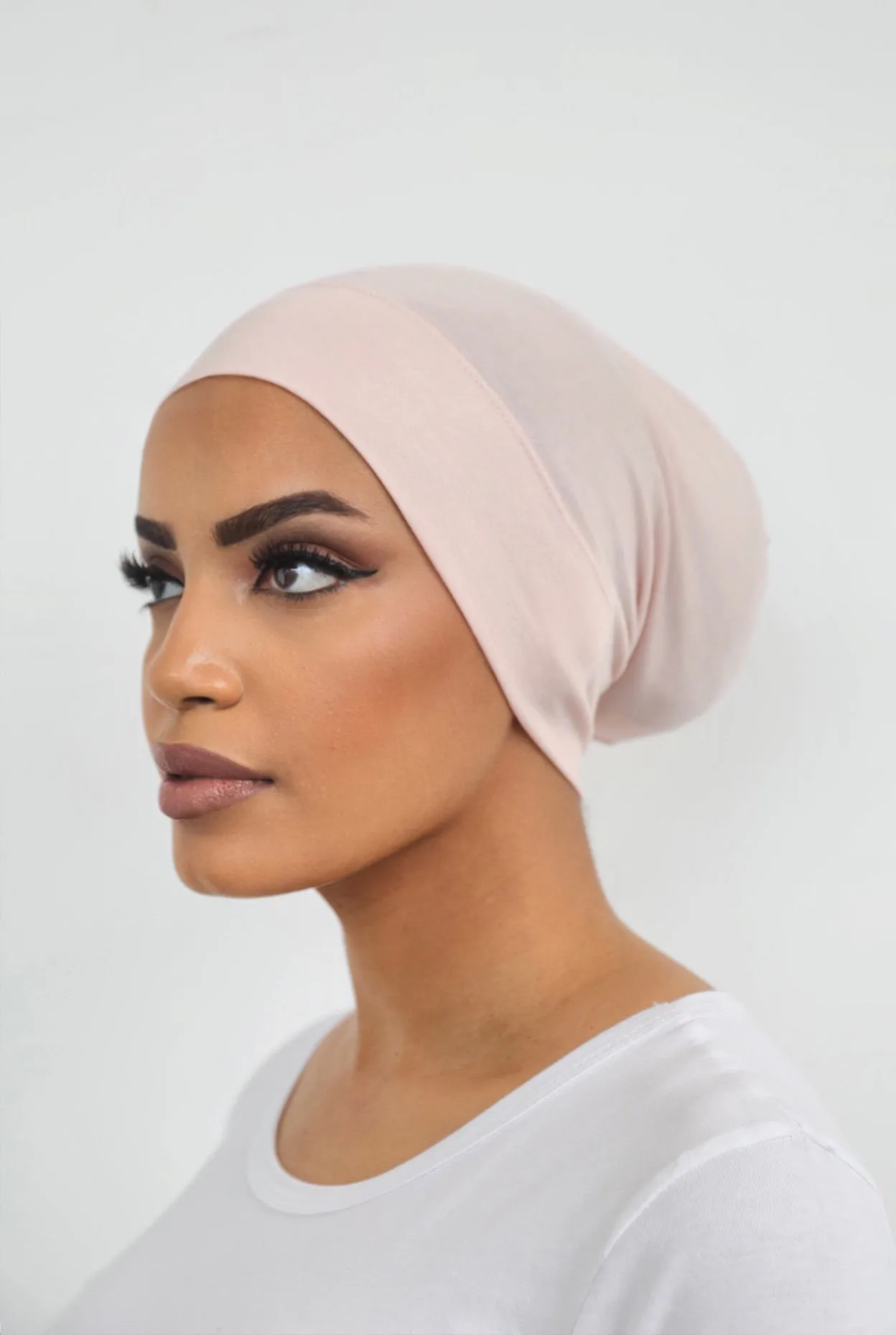 BLUSH PINK BAMBOO CAP