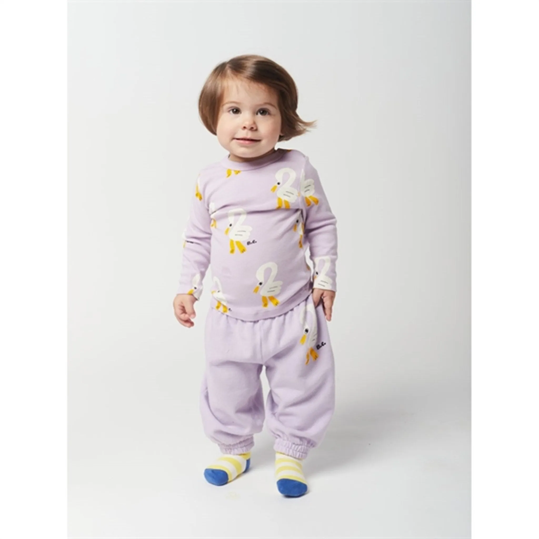 Bobo Choses Lavender Pelican Sweatpants