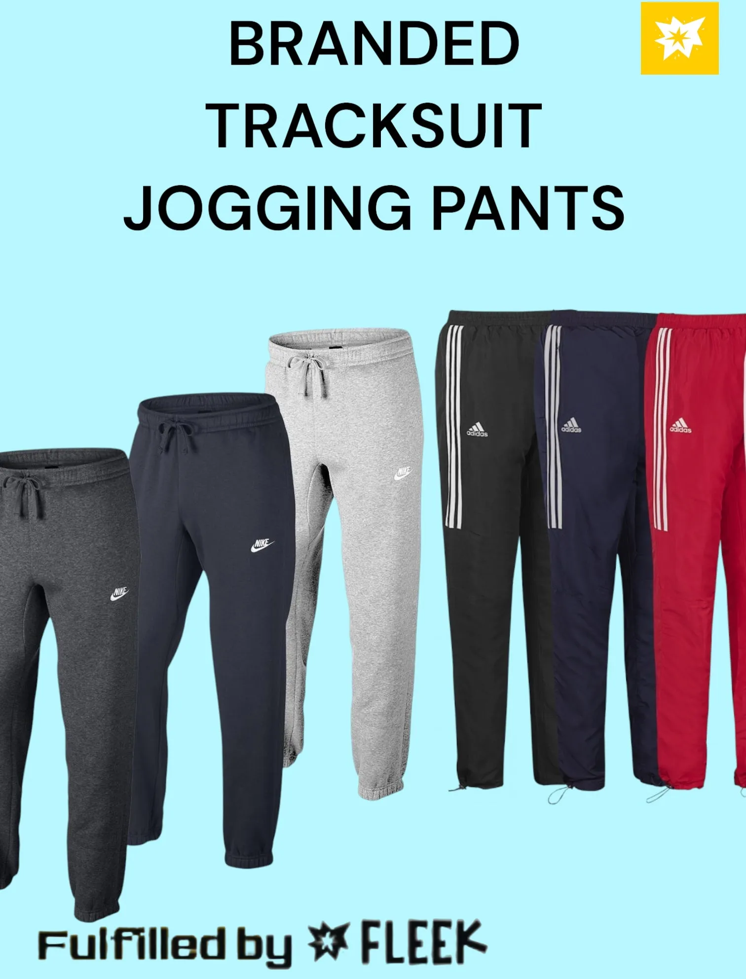 Branded Tracksuit Jogging Pants