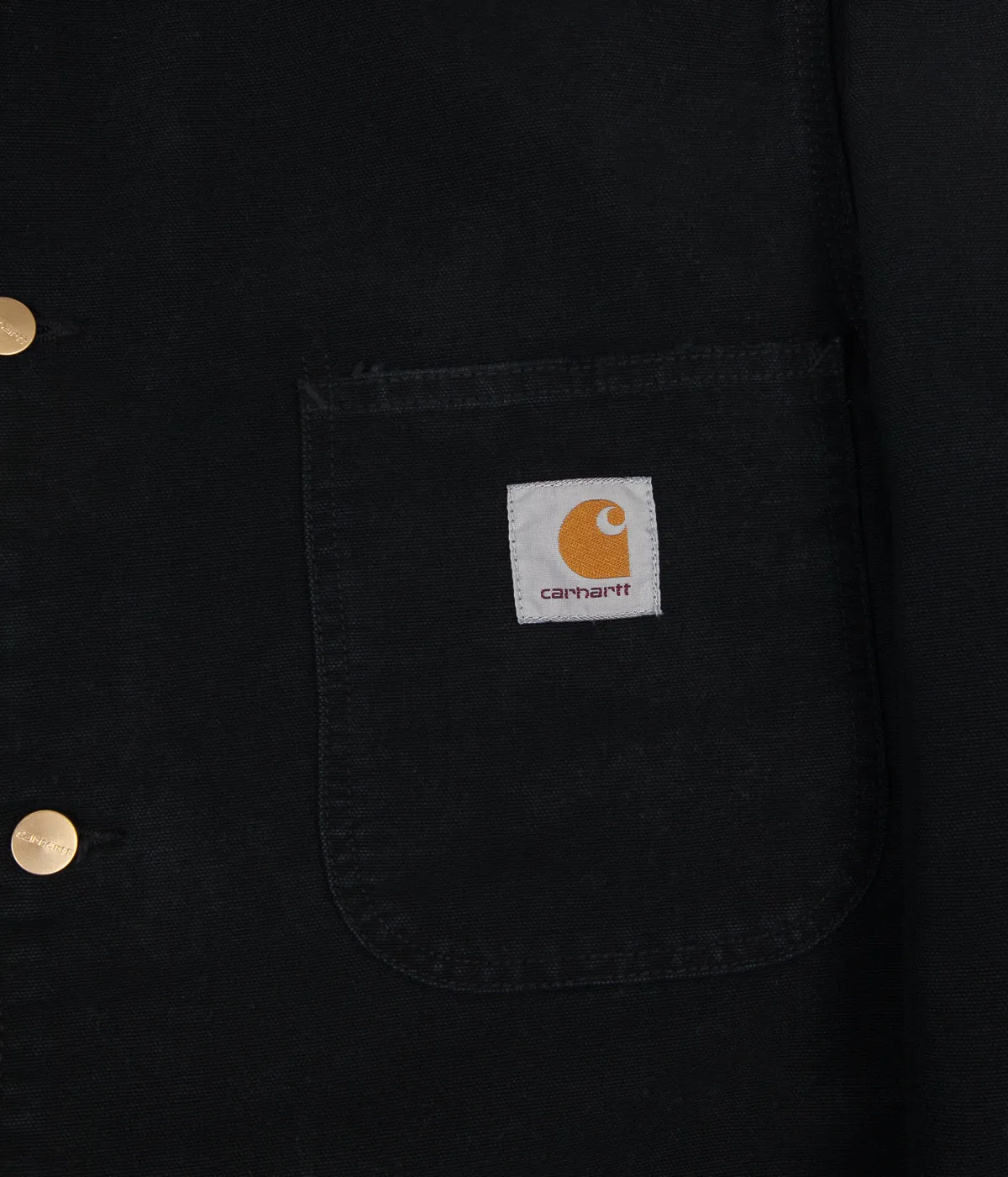 Carhartt OG Chore Coat - Black Stonewashed