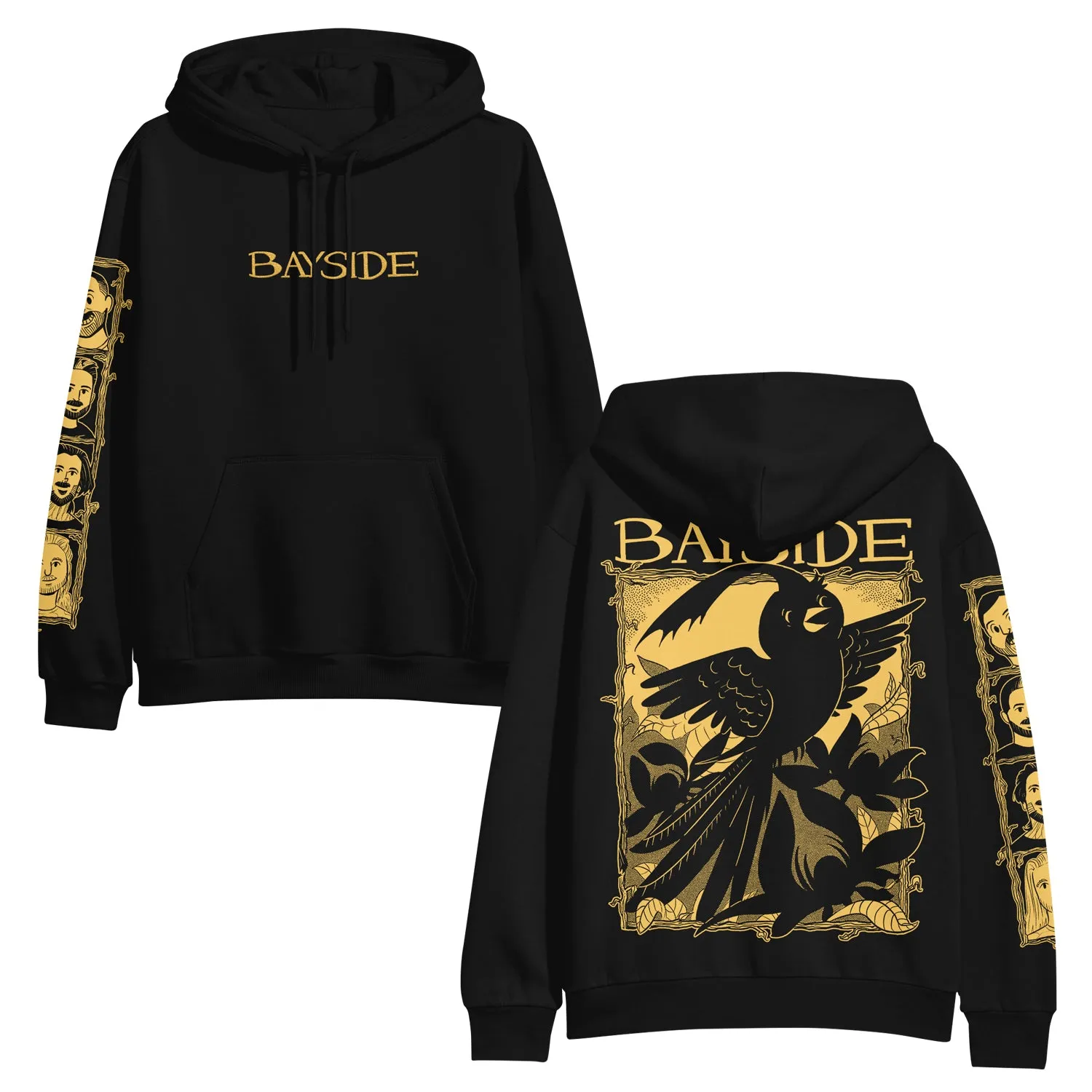 Cartoon Black Hoodie