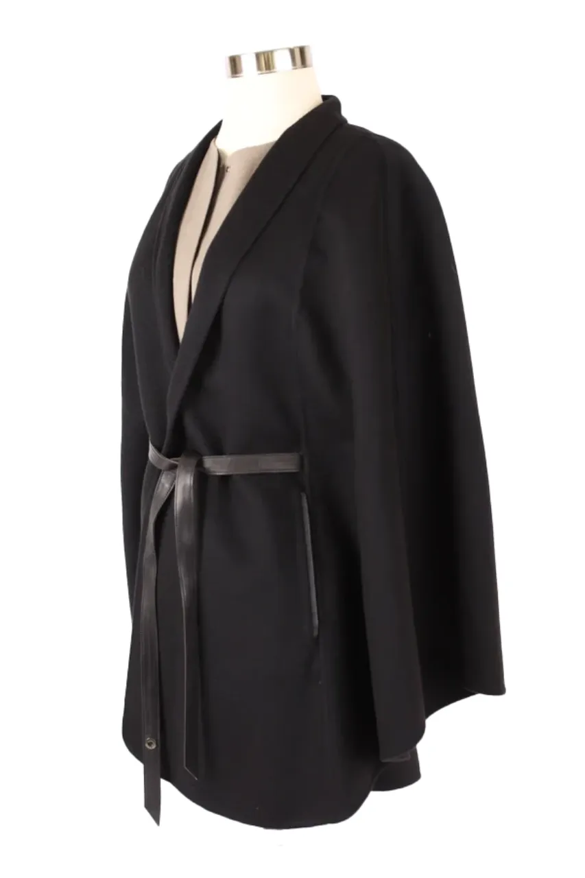 Cashmere Belted Cape