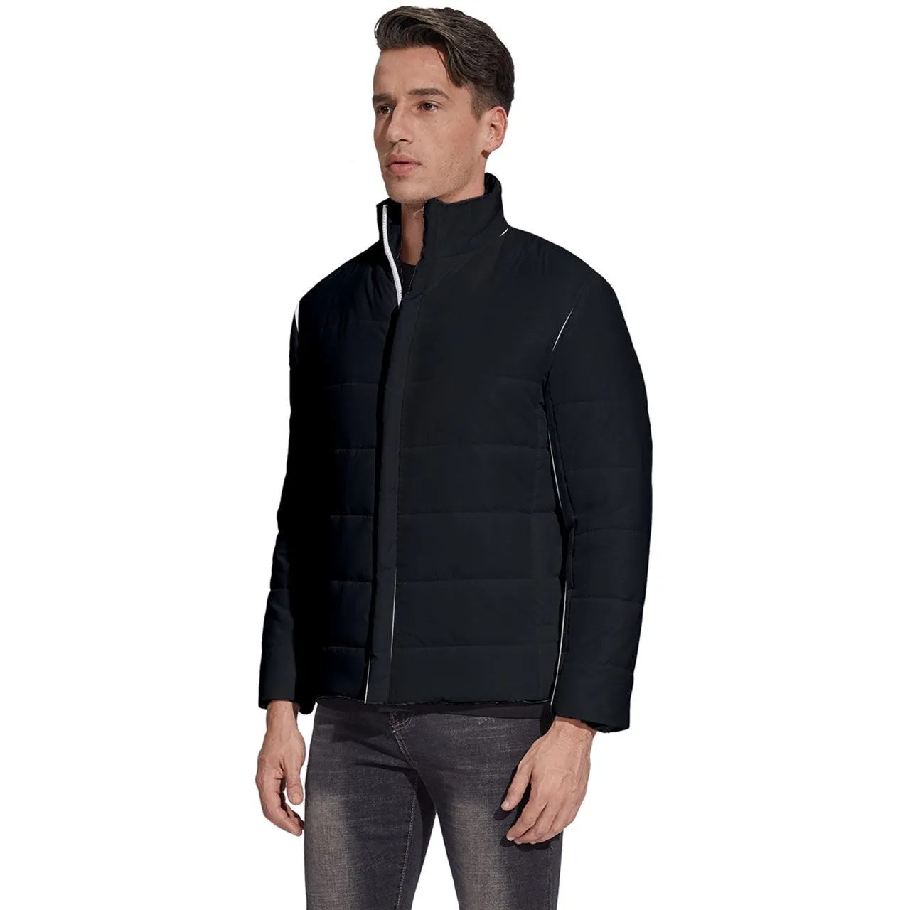 Classic Black Puffer Bubble Jacket Coat