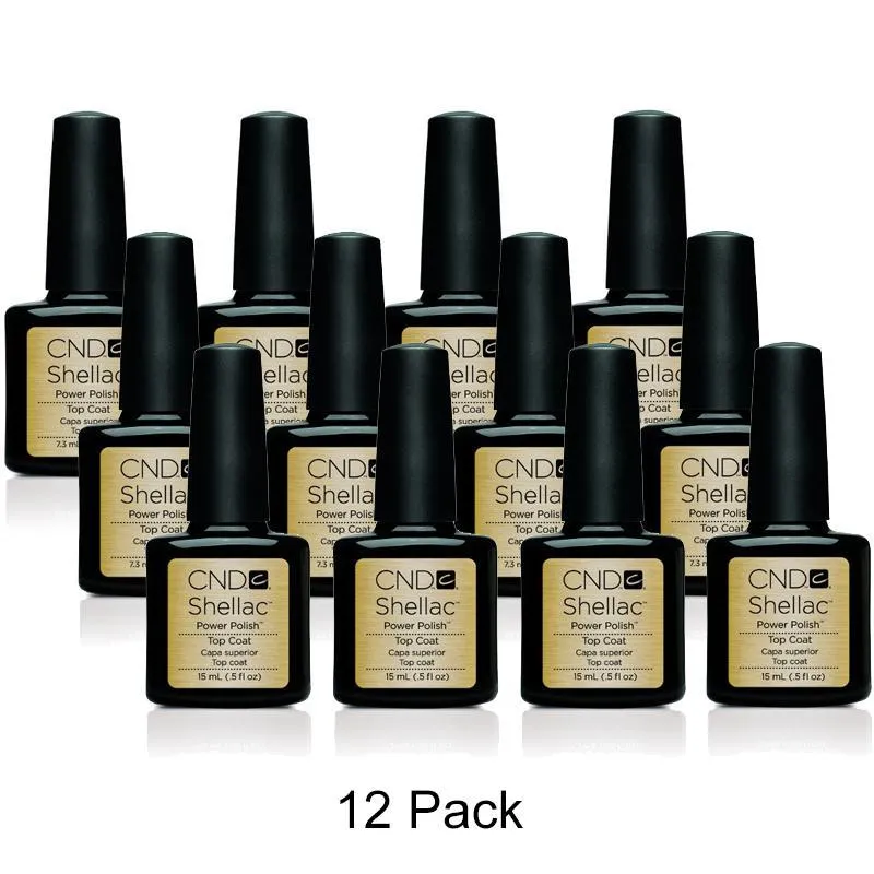 CND Shellac - Top Coat - 12 Pack 0.5 oz