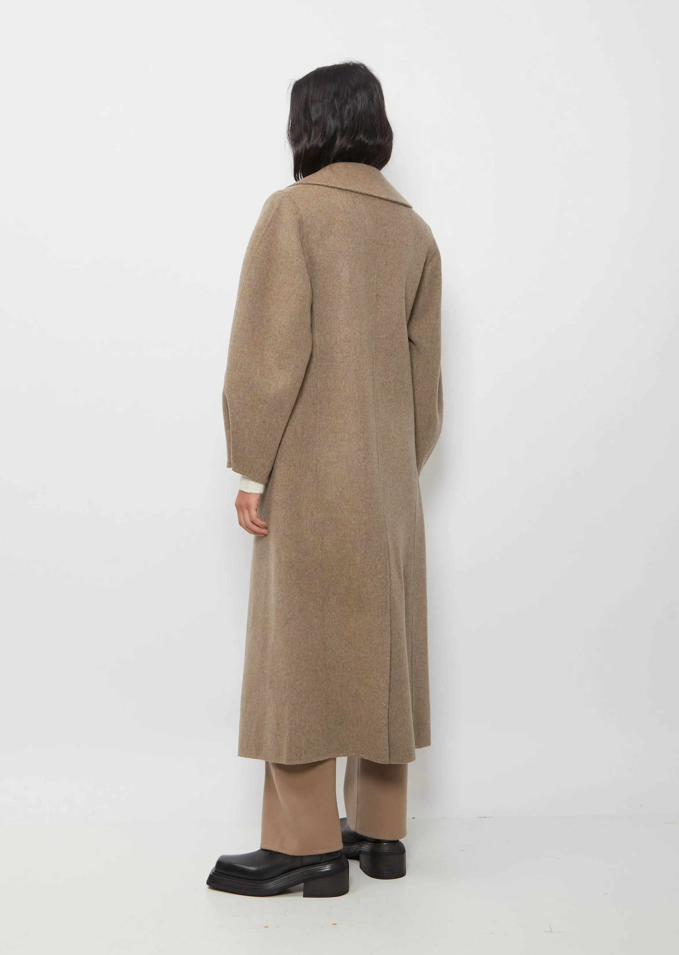 Cocoon Sleeve Long Coat