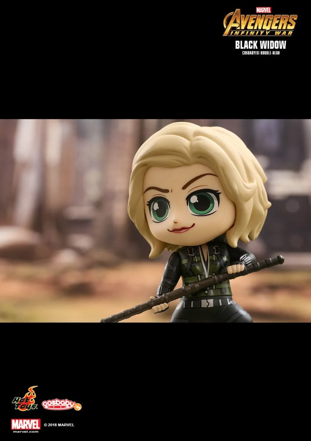 COSBABY BLACK WIDOW BOBBLE-HEAD - COSB434