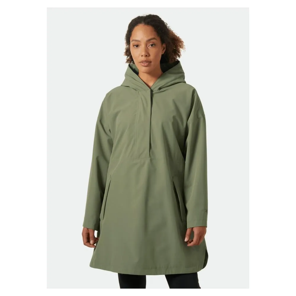 Coupe-vents W Lilja Belted Poncho - Vert - Femme