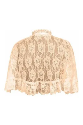 Daisy Corsets Ivory Lace Cape