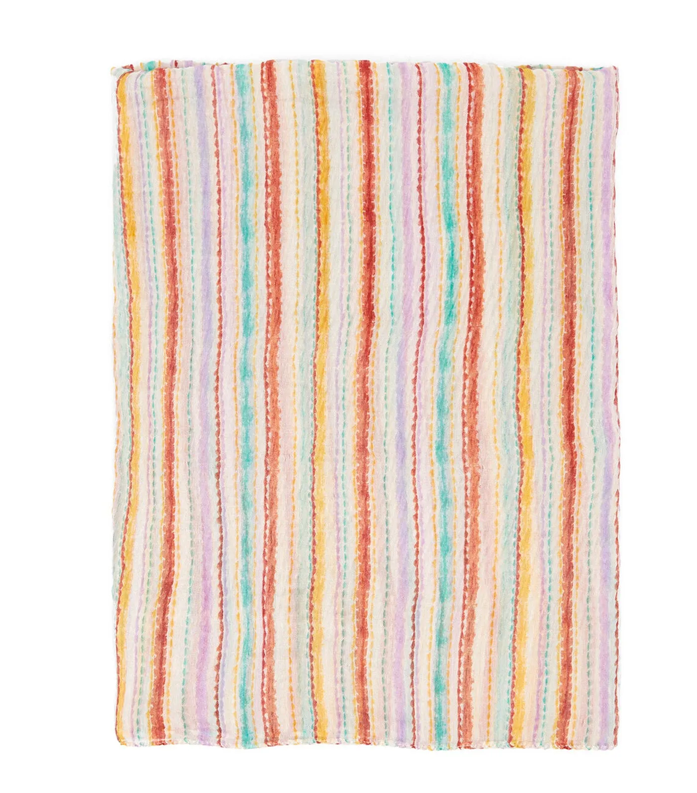 Diffused Stripes Scarf Multicolor