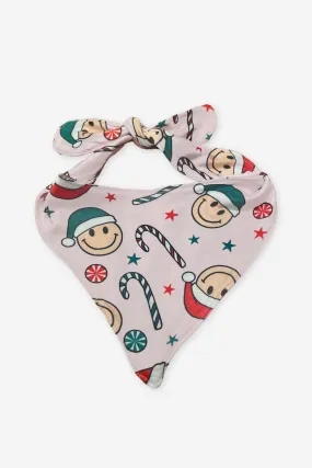 Dog Scarf - Blush Christmas