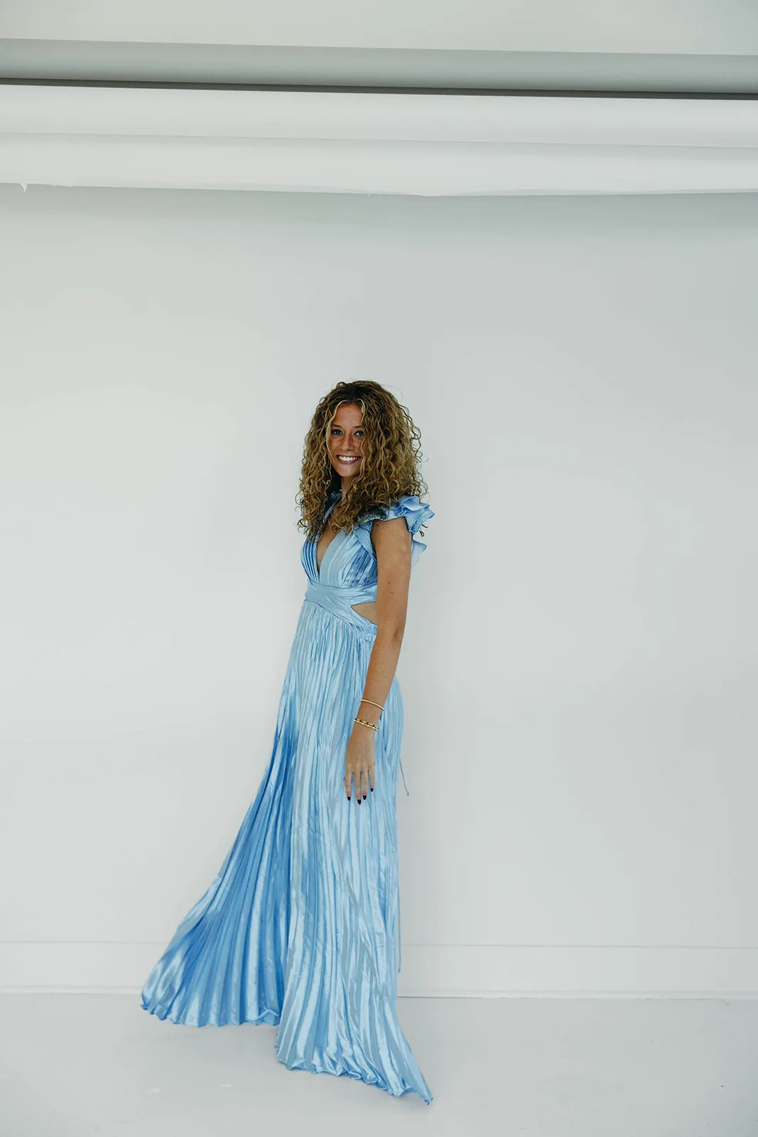 Donna Maxi Dress - Light Blue