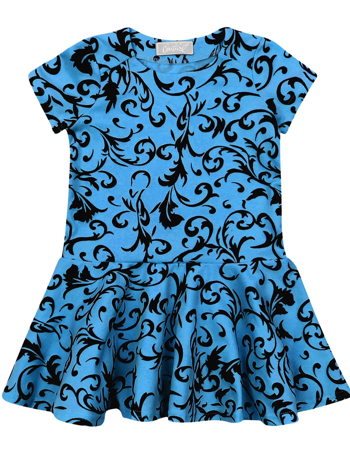 Dreamy Daywear Velvet Brocade Dress by Kids Couture