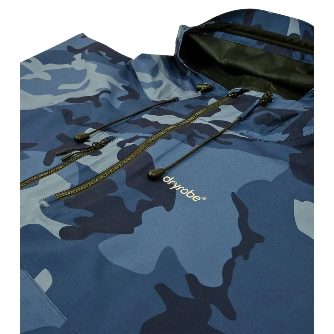 Dryrobe Waterproof Poncho - Blue Camo