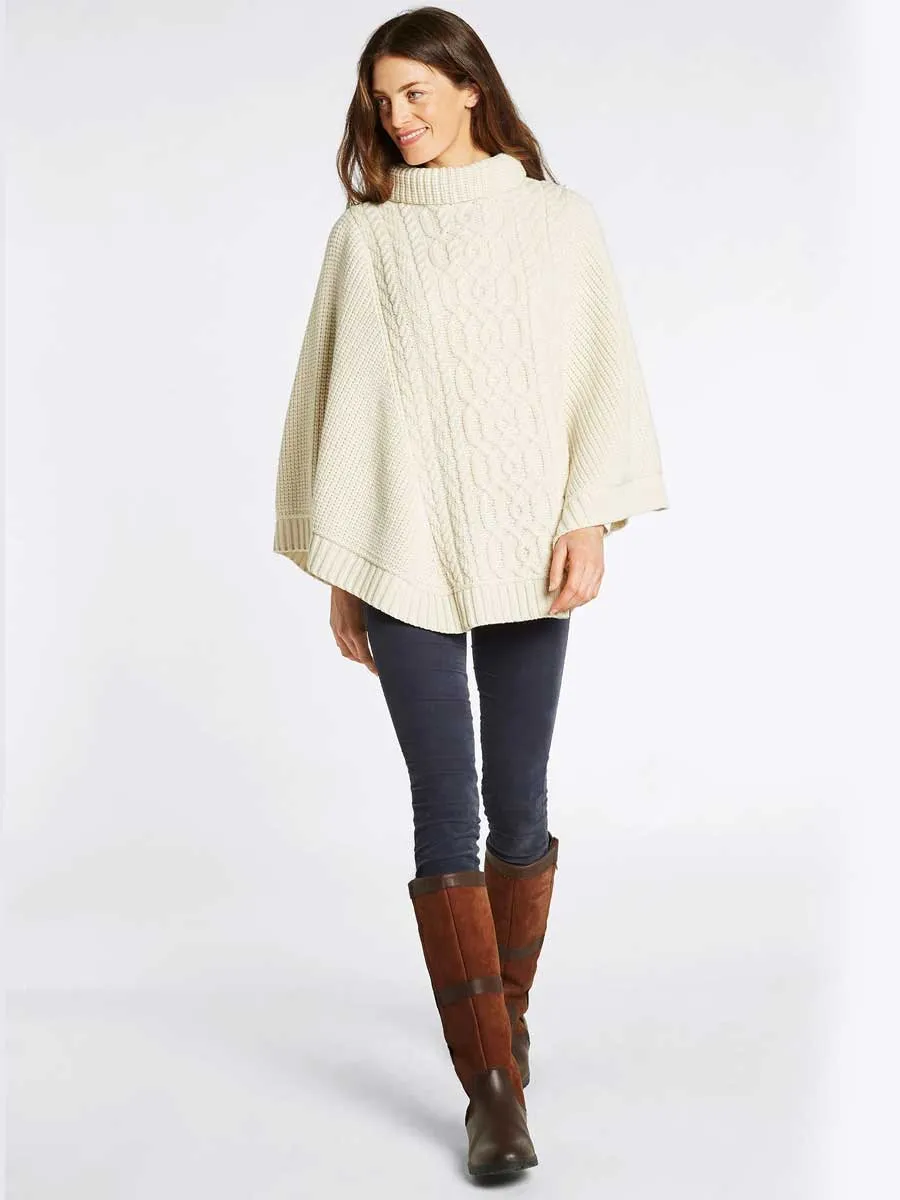 DUBARRY Kilronan Merino Poncho - Womens - Cream