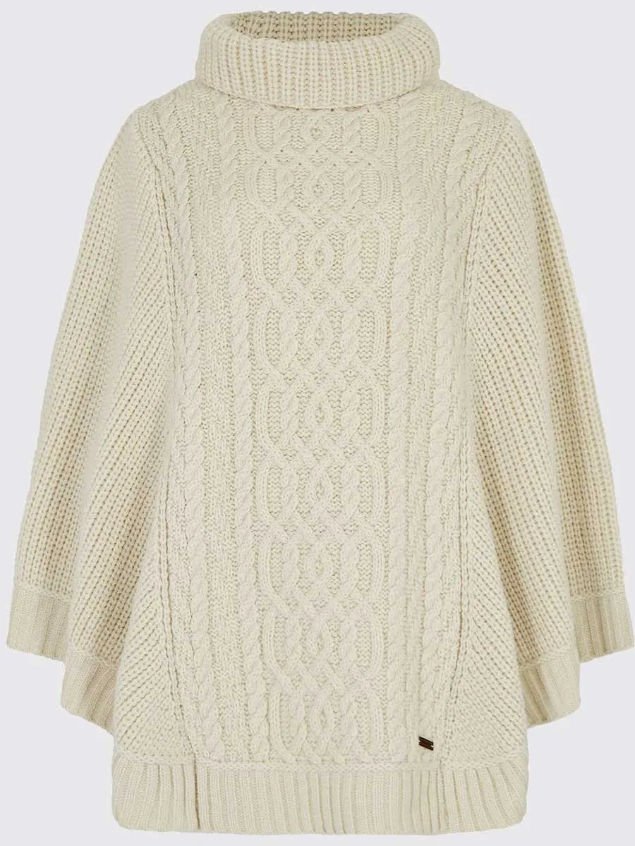 DUBARRY Kilronan Merino Poncho - Womens - Cream