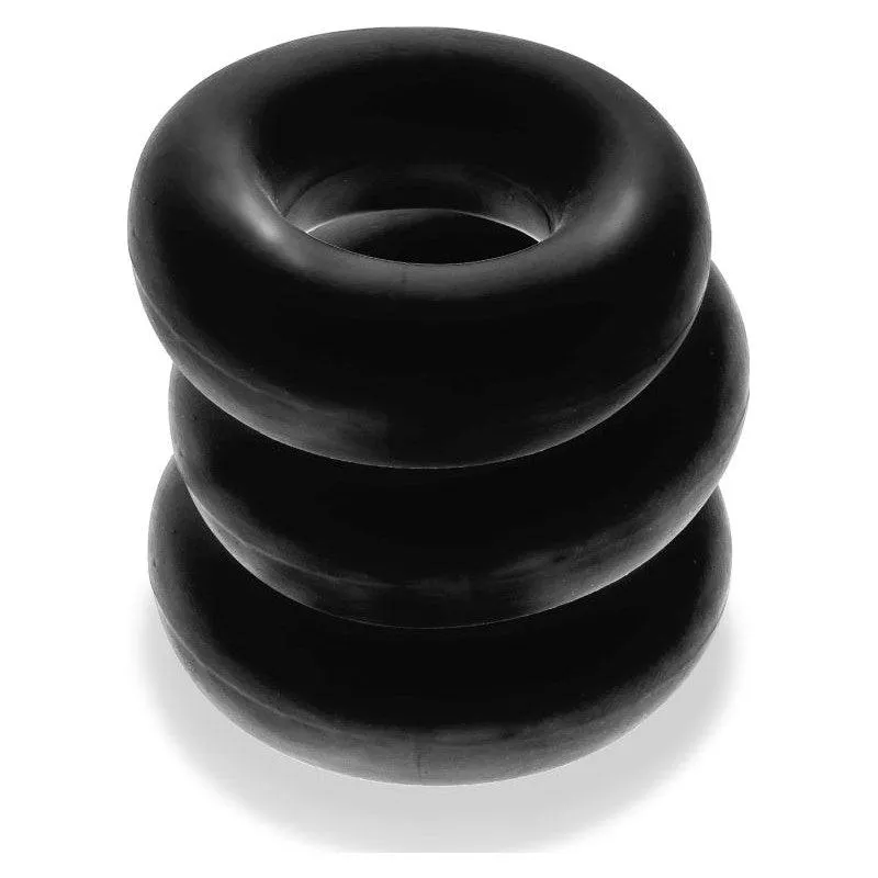 Fat Willy 3 Pc Jumbo Cockrings Black