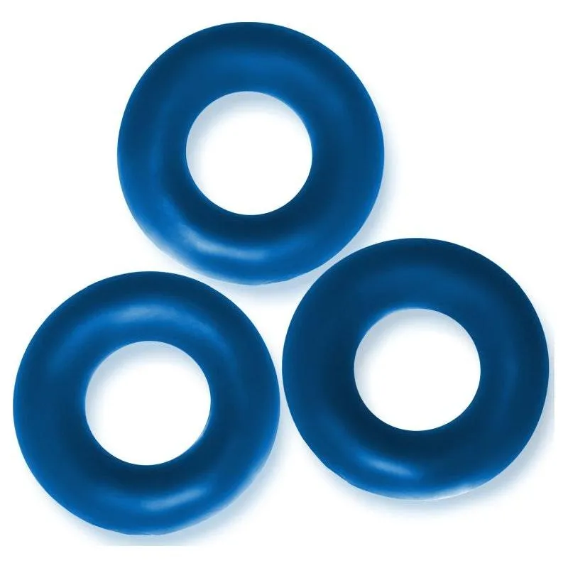 Fat Willy 3 Pc Jumbo Cockrings Space Blue