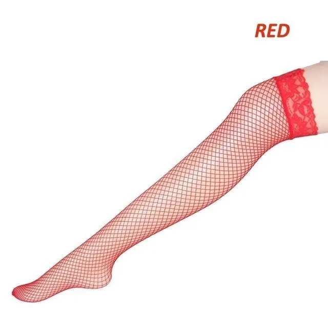 Fishnet Lace Stockings (5 Colors)