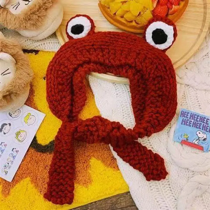 Froggy Friend Knit Hat