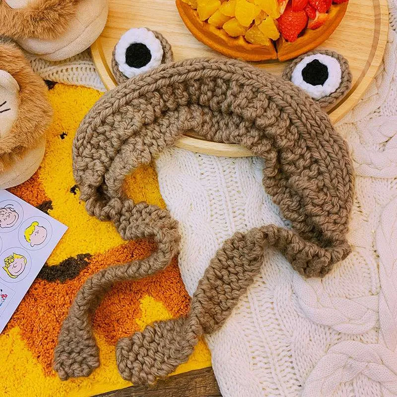 Froggy Friend Knit Hat