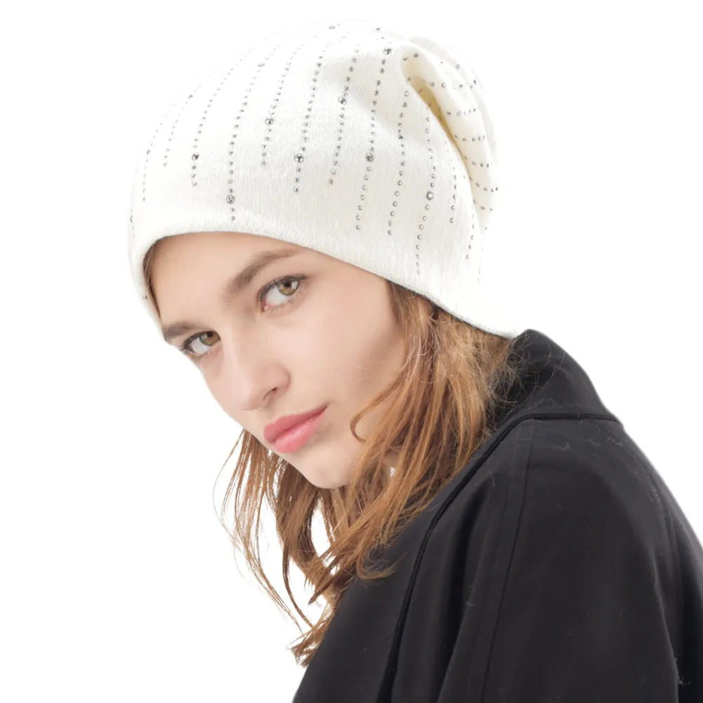 FURTALK Winter Women Beanie Hat with Sequin Drop Shipping  B017