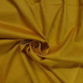 Haldi Yellow Solid Cotton Satin Fabric