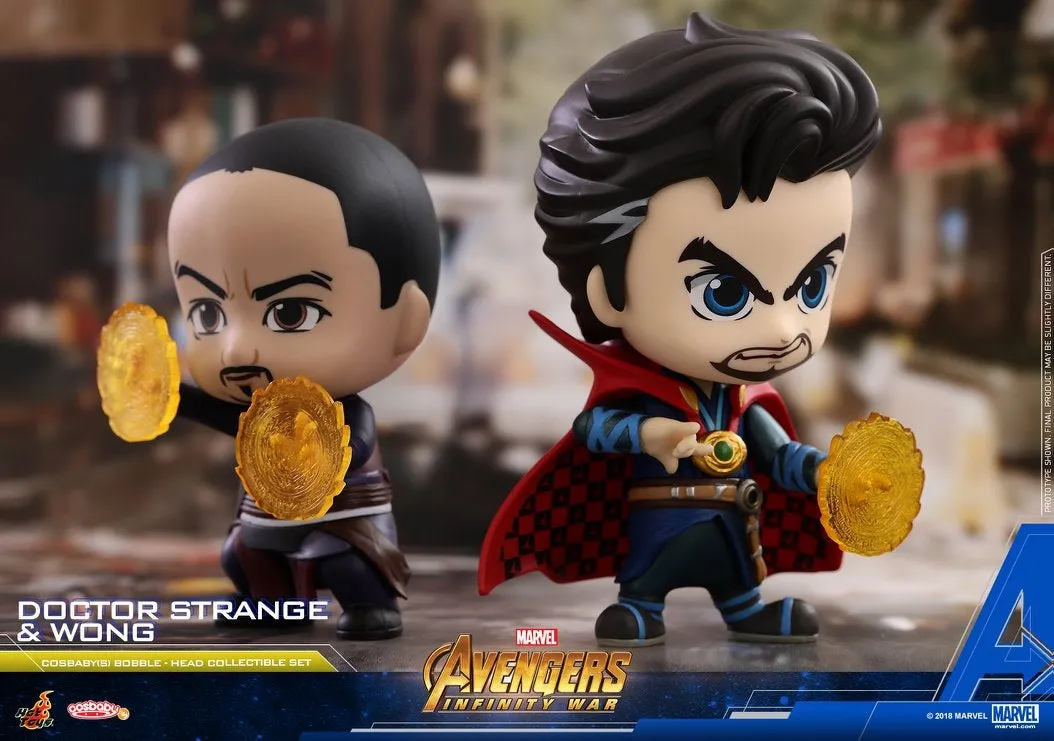 Hot Toys - COSB467 - Avengers: Infinity War - Cosbaby (S) Bobble-Head - Doctor Strange & Wong